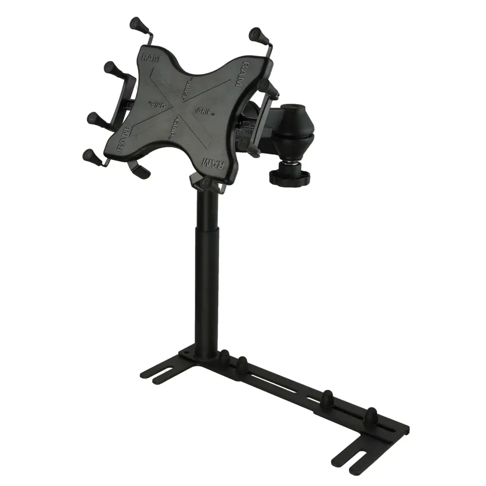 X-Grip 12"-13" Tablet Mount with No-Drill Universal Base - RMORAM-VB-196-UN11